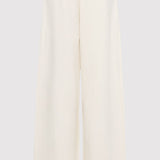 St. Agni - Wide Leg Pleat Pants - Tofu