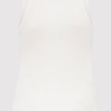 St. Agni - Semi Sheer Double Layer Tank - White