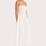 Faithfull - Jamie Midi Dress White