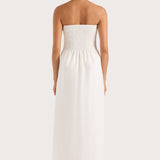 Faithfull - Jamie Midi Dress White