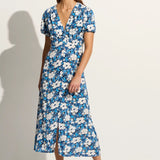 Faithfull - Bellavista Midi Dress Vita Bella Floral Blue (Exclusive) - Final Sale