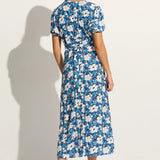 Faithfull - Bellavista Midi Dress Vita Bella Floral Blue (Exclusive) - Final Sale