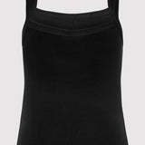 St. Agni - Organic Cotton Square Neck Tank - Black