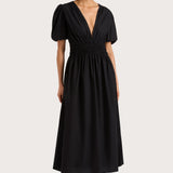 Faithfull - Grace Midi Dress Black