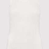 St. Agni - Organic Cotton Soft Rib Singlet - White