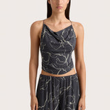 Faithfull - Aurelie Top Calla Charred Navy - Final Sale