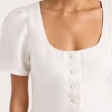 Faithfull - Audrey Vest White