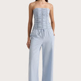 Faithfull - Freja Pant Blue Pinstripe