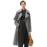 LOEWE - Double-breasted coat in wool and cashmere