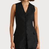 Faithfull - Eloise Vest Black