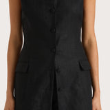 Faithfull - Eloise Vest Black