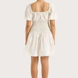 Faithfull - Aya Mini Dress Cream Pinstripe