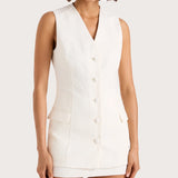 Faithfull - Eloise Vest White