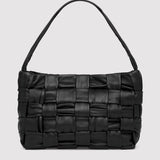 St. Agni - Textured Mini Woven Tote - Black