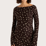 Faithfull - Lilou Mini Dress Clover Brown