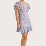 Faithfull - Alba Mini Dress Amaryllis Floral Blue