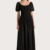 Faithfull - Beatrice Midi Dress Black