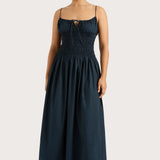 Faithfull - Claude Maxi Dress Navy