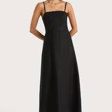 Faithfull - Valerie Midi Dress Black