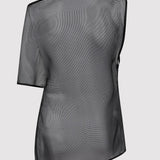 St. Agni - Silk Mesh Top - Black