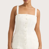 Faithfull - Corbiere Vest White