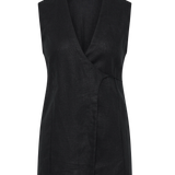 Faithfull - Lulea Wrap Vest Black - Final Sale