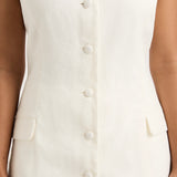 Faithfull - Jane Vest White