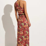 Faithfull - Jomana Midi Dress La Mira Floral Ruby - Final Sale