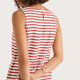 Faithfull - Kelly Mini Dress Breton Stripe Red