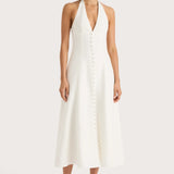 Faithfull - Marie Midi Dress White