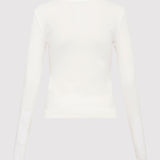 St. Agni - Organic Cotton Long Sleeve Top - White