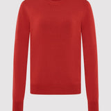 St. Agni - Classic Crew Neck Sweater - Rosso