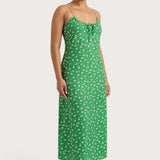 Faithfull - Pau Midi Dress Green