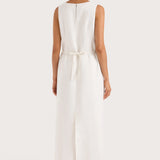 Faithfull - Taylor Midi Dress White