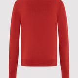 St. Agni - Classic Crew Neck Sweater - Rosso