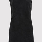 St. Agni - Sophia Drape Mini Dress - Washed Black