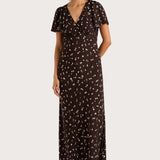 Faithfull - Boda Midi Dress Clover Brown