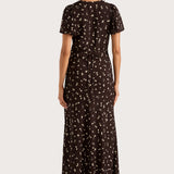 Faithfull - Boda Midi Dress Clover Brown