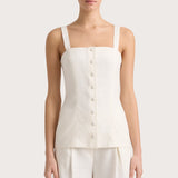 Faithfull - Corbiere Vest White