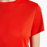 Khaite - Samson T-Shirt in Fire Red