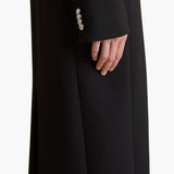 Khaite - Saphra Coat in Black