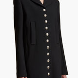 Khaite - Saphra Coat in Black