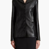 Khaite - Saraphina Jacket in Black Leather