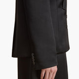 Khaite - Saraphina Jacket in Black Satin