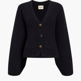 Khaite - Scarlet Cardigan in Black