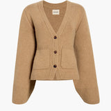 Khaite - Scarlet Cardigan in Camel