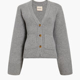 Khaite - Scarlet Cardigan in Warm Grey