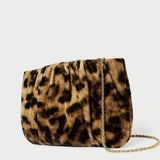 Loeffler Randall - Serena Leopard Gathered Velvet Clutch