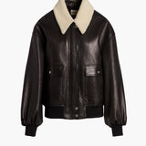 Khaite - Shellar Jacket in Black Leather