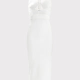 Herve Leger - SHEER INTARSIA BUSTIER MIDI DRESS